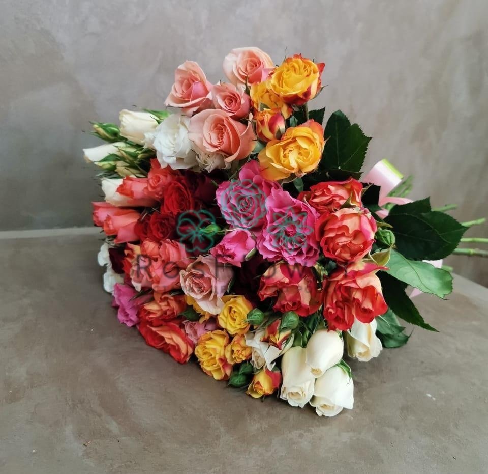 Букет цветов из: Розы в Чесноковка