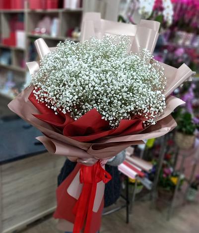 Букет цветов из: Гипсофила в Чесноковка