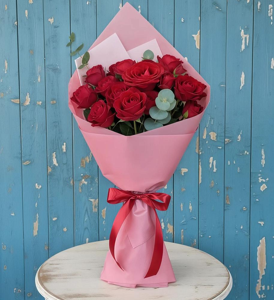 Букет цветов из: Розы в Чесноковка