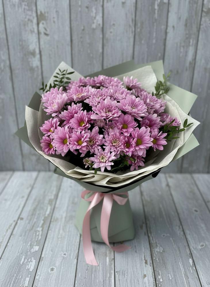 Букет цветов из: Хризантемы в Чесноковка