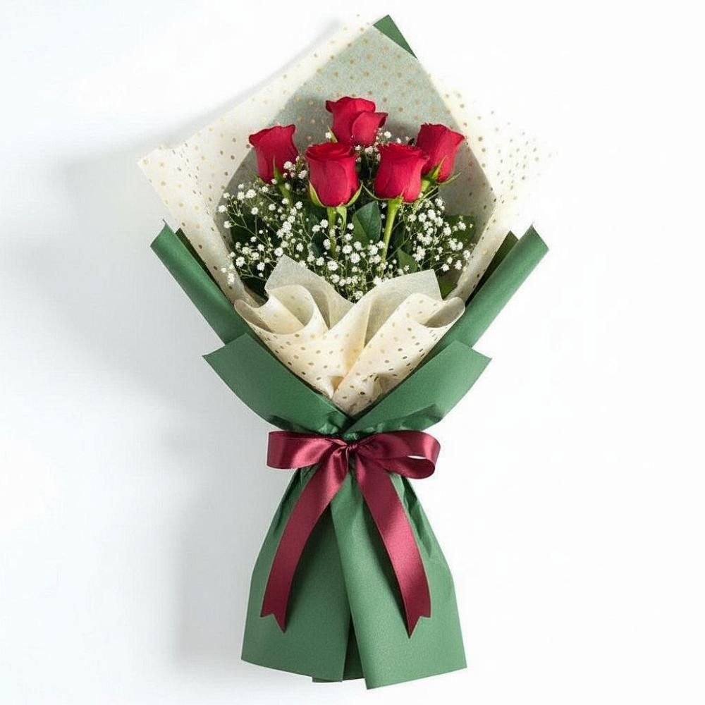 Букет цветов из: Розы в Чесноковка