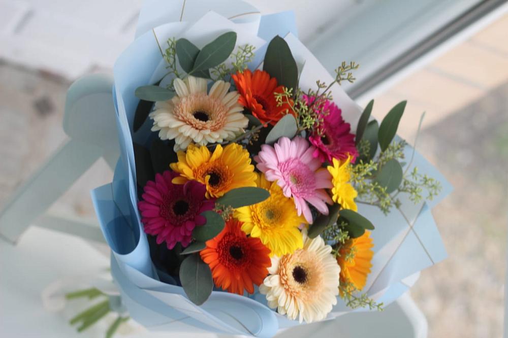 Букет цветов из: Герберы в Чесноковка