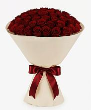 Букет 101 Бордовая роза Блэк Бакарра в Чесноковка