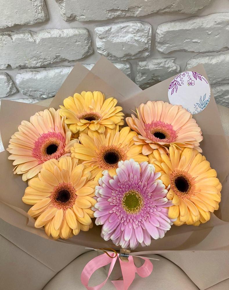 Букет цветов из: Герберы в Чесноковка