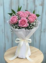 Букет цветов из:  Розы в Чесноковка