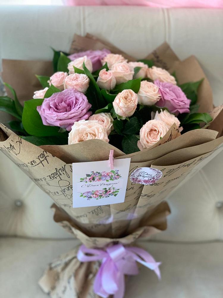 Букет цветов из: Розы в Чесноковка