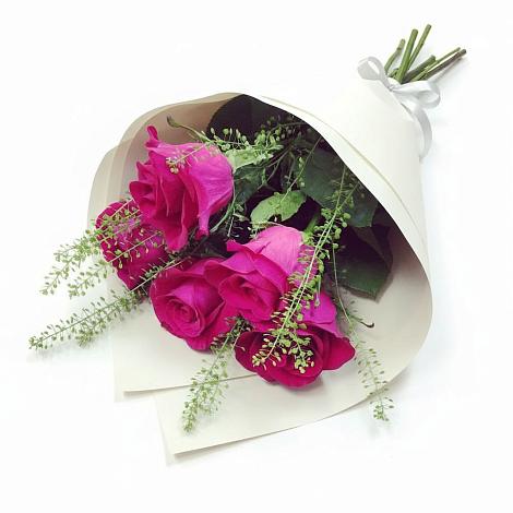 Букет цветов из: Розы в Чесноковка