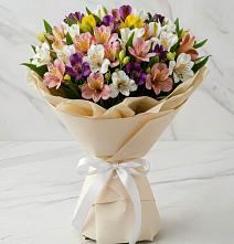 Букет цветов из:  Альстромерии в Чесноковка