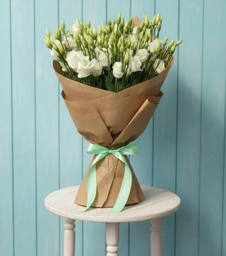 Букет цветов из: Лизиантусы в Чесноковка