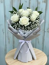 Букет цветов из:  Розы в Чесноковка