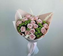 Букет цветов из:  Розы и Хризантемы в Чесноковка