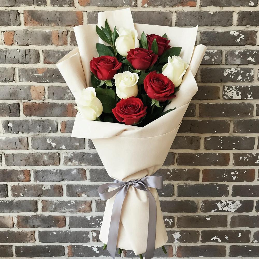 Букет цветов из: Розы в Чесноковка