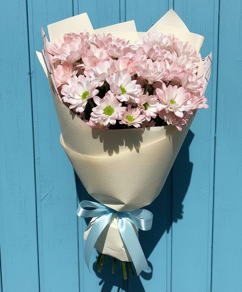 Букет цветов из: Хризантемы в Чесноковка