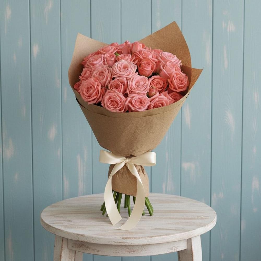 Букет цветов из: Розы в Чесноковка