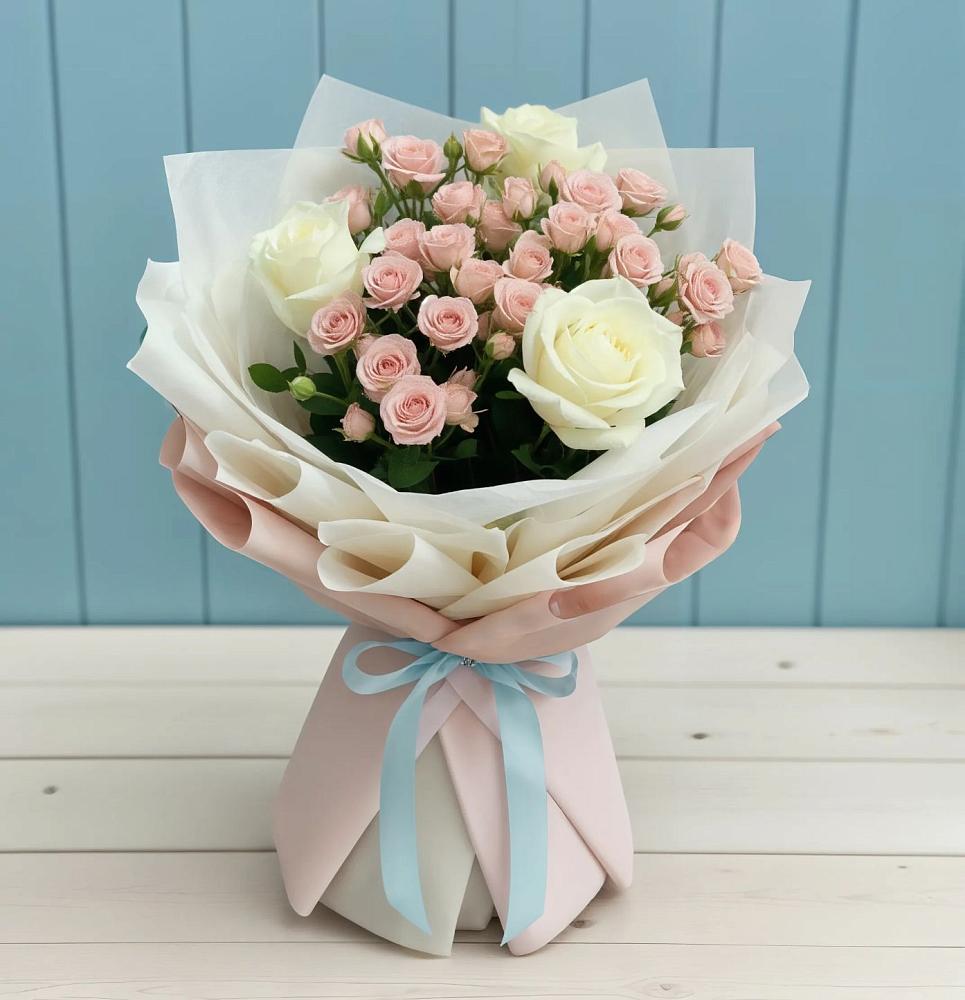 Букет цветов из: Розы в Чесноковка