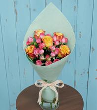 Букет цветов из:  Розы в Чесноковка